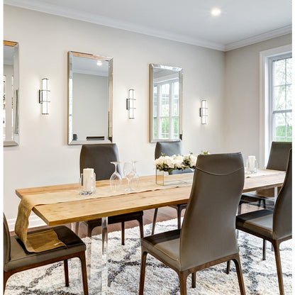 1 Light 18" Bathroom Vanity Light, Chrome