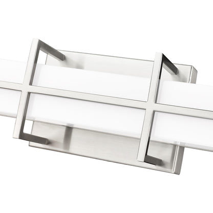 1 Light 40" Bathroom Vanity Light, Brushed Nickel