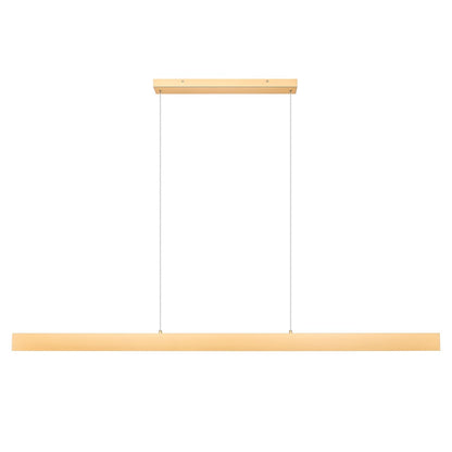 Z-Lite Hudson 1 Light 72" Linear Chandelier, Gold/Frosted