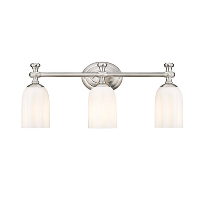 3 Light 22" Bathroom Vanity Light, Brushed Nickel