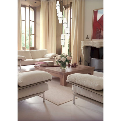 7 Light Chandelier, Brushed Nickel