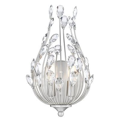 Z-Lite Gabriella 2 Light Wall Sconce, Brushed Nickel - 1957-2S-BN