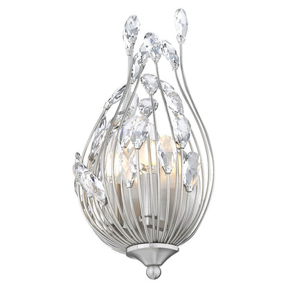 Z-Lite Gabriella 2 Light Wall Sconce, Brushed Nickel