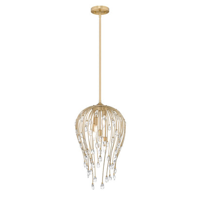Z-Lite Gabriella 5 Light Pendant, Modern Gold - 1957P15-MGLD
