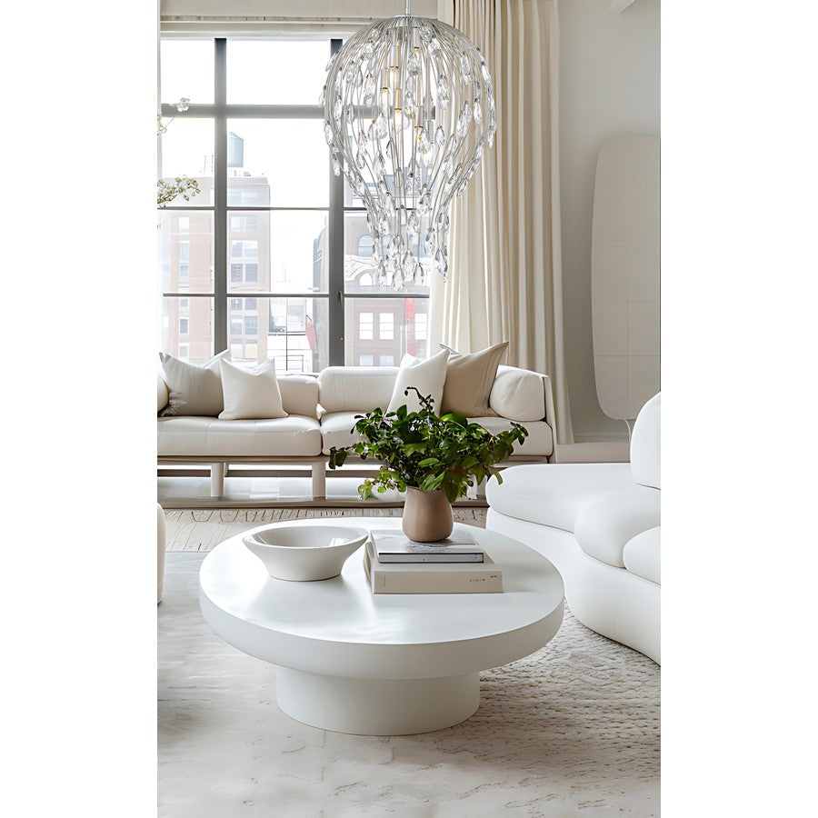 Z-Lite Gabriella 6 Light Pendant, Brushed Nickel