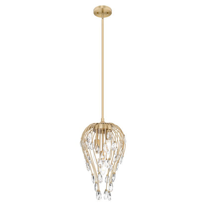 Z-Lite Gabriella 3 Light Pendant, Modern Gold