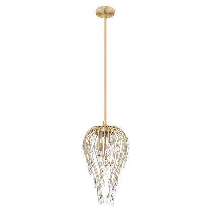 Z-Lite Gabriella 3 Light Pendant, Modern Gold