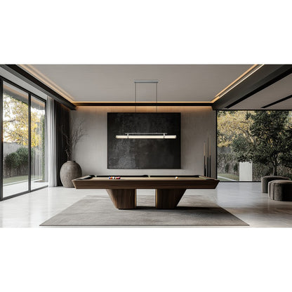 Z-Lite Benoit 1Lt 56" Linear Chandelier, Brushed Nickel/Clear