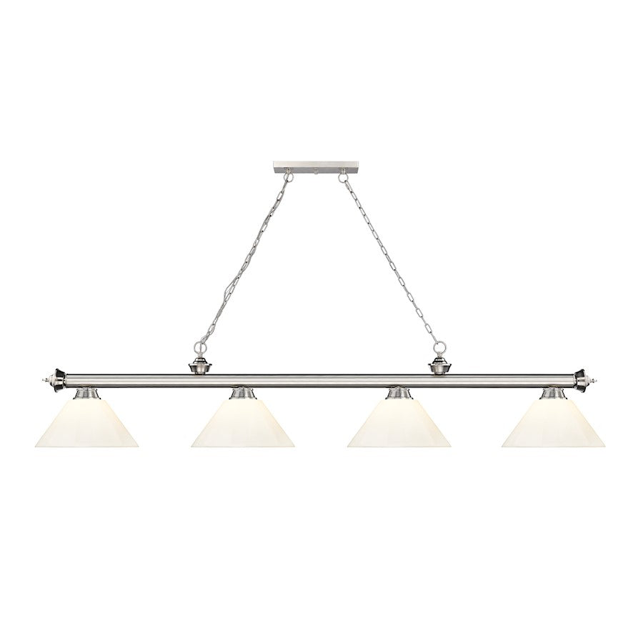 Z-Lite Cordon Billiard, Brushed Nickel