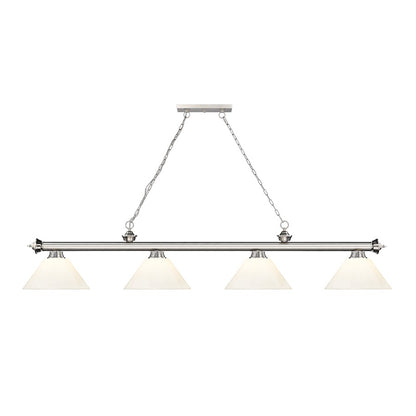 Z-Lite Cordon Billiard, Brushed Nickel