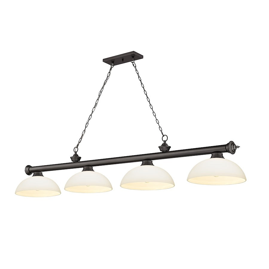 Z-Lite Cordon Round Billiard, Matte Opal