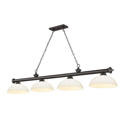 Z-Lite Cordon Round Billiard, Matte Opal