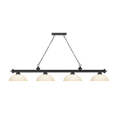 Z-Lite Cordon Round Billiard, Matte Opal