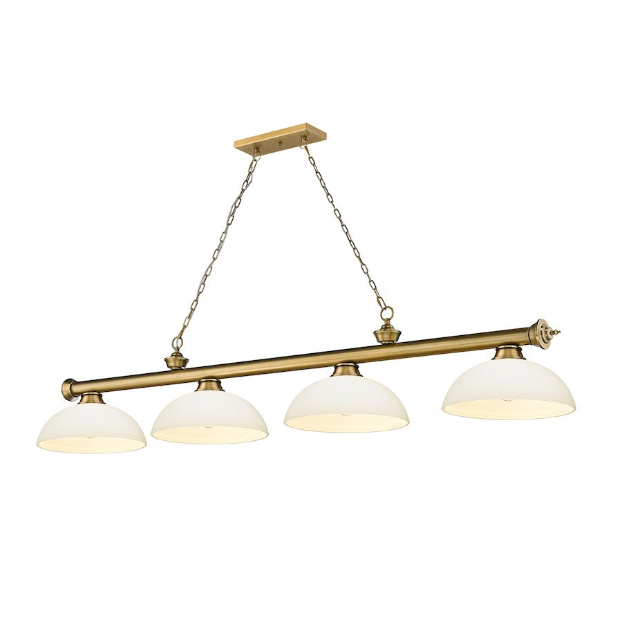 Z-Lite Cordon Round Billiard, Matte Opal