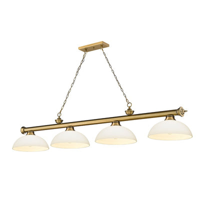Z-Lite Cordon Round Billiard, Matte Opal