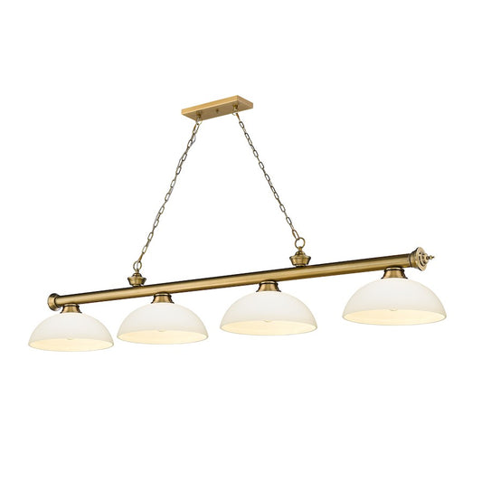 Z-Lite Cordon Round Billiard, Matte Opal