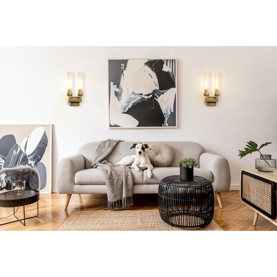 2 Light Wall Sconce
