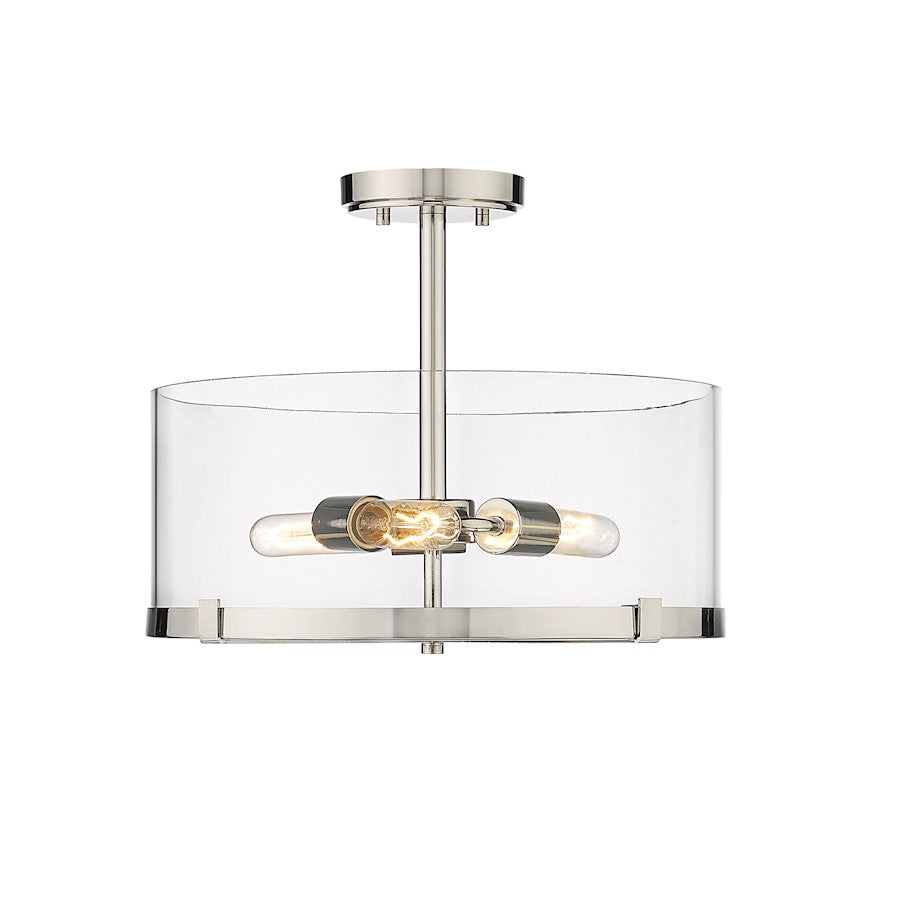 Z-Lite Callista 3 Light Semi Flush Mount