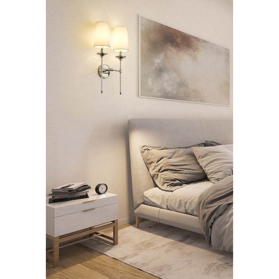 2 Light Wall Sconce