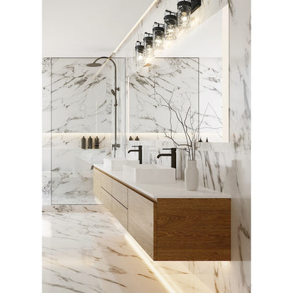 5 Light Bathroom Vanity Light, Clear