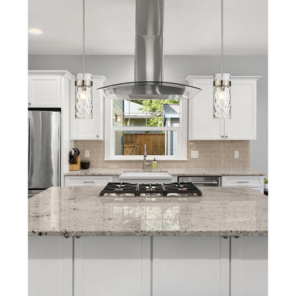 1 Light Pendant, Clear