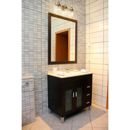 3 Light Bathroom Vanity Light, Clear