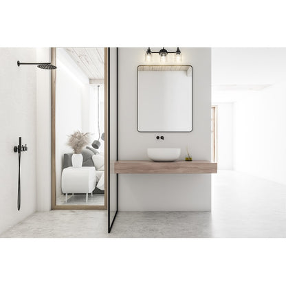 3 Light Bathroom Vanity Light, Clear