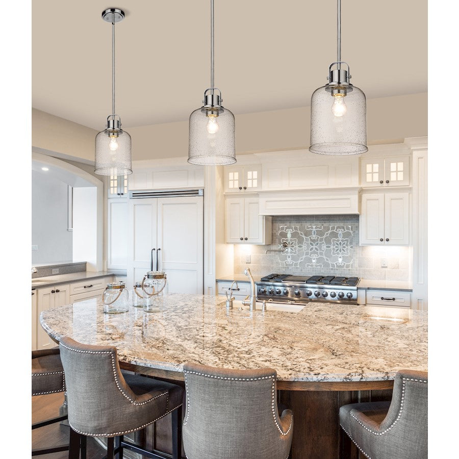 1 Light Pendant, Clear