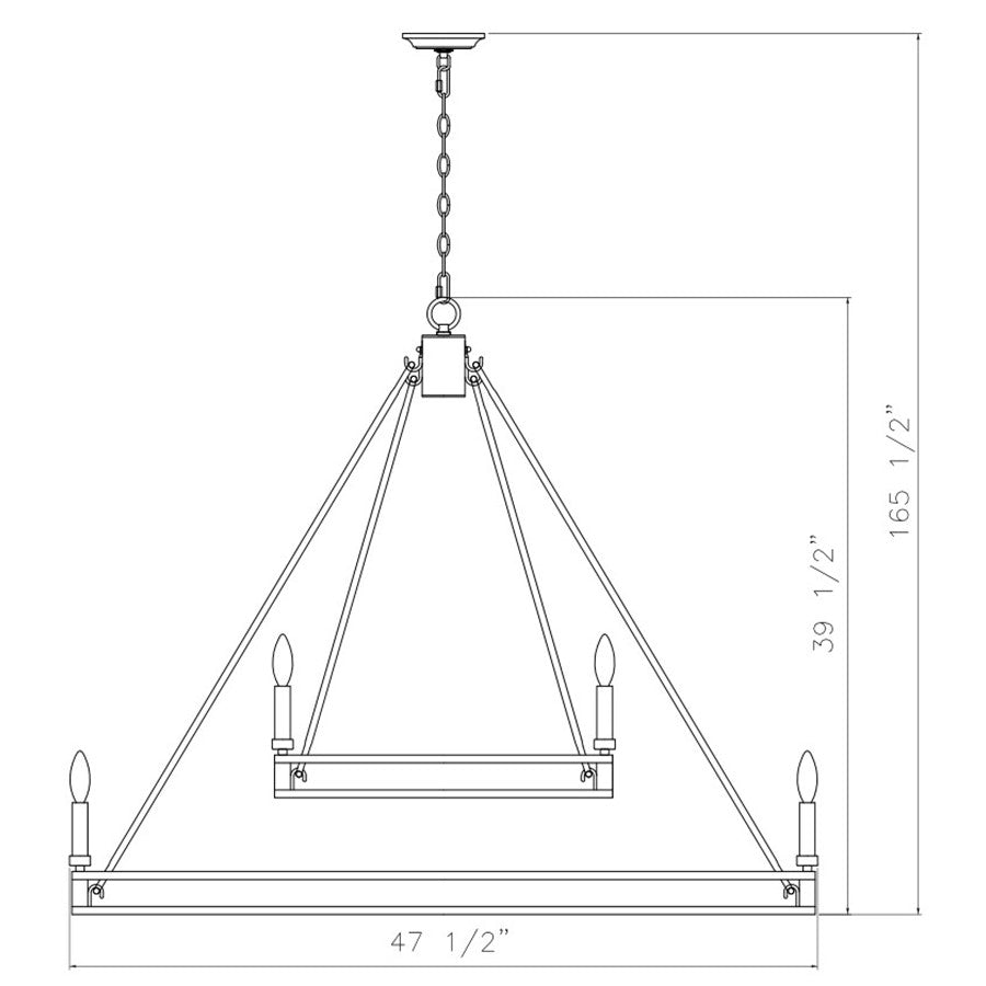 Z-Lite Dennison 47.5in 18-Light Chandelier | Transitional Signature Brass Steel | Dining Room & Foyer | 47.5 x 47.5 x 39.5 in | Model 4005-18SBR