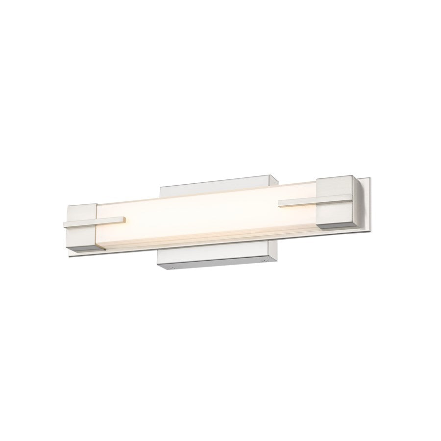 1 Light 18" Bathroom Vanity Light, Brushed Nickel