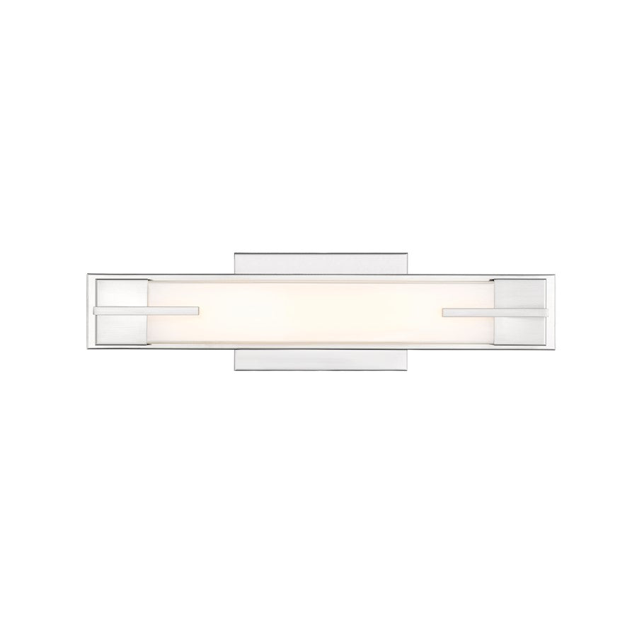 1 Light 18" Bathroom Vanity Light, Brushed Nickel