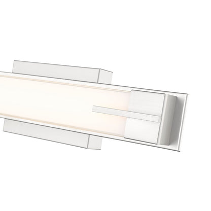 1 Light 18" Bathroom Vanity Light, Brushed Nickel