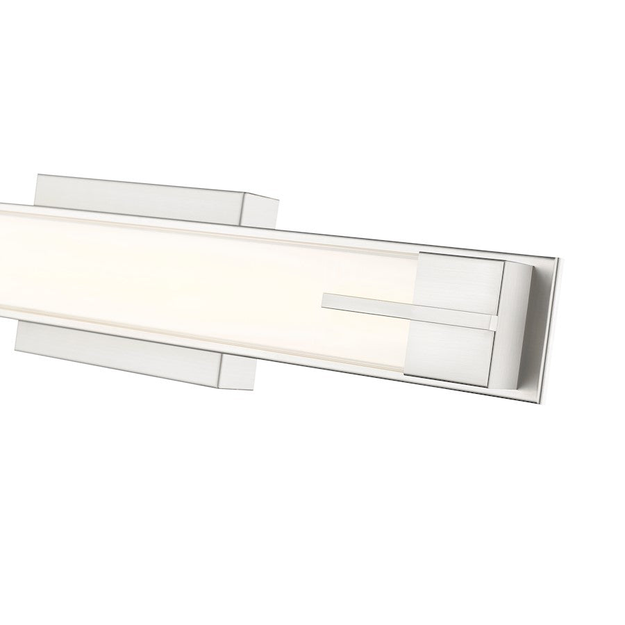 1 Light 23" Bathroom Vanity Light, Brushed Nickel