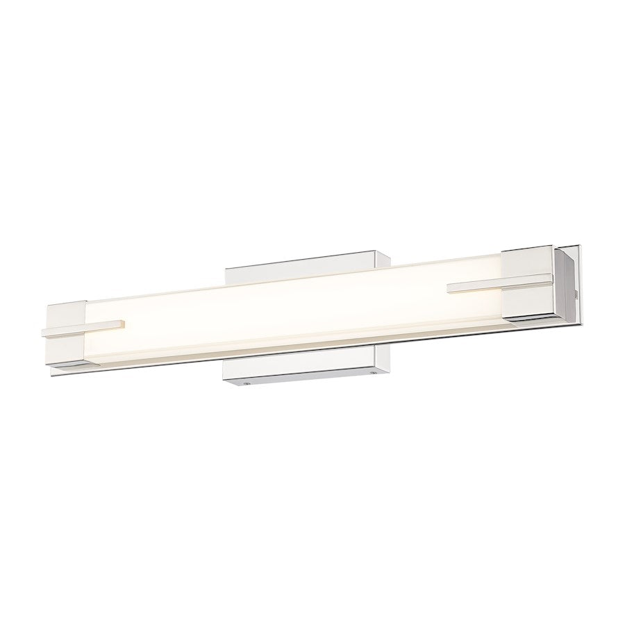 1 Light 23" Bathroom Vanity Light, Chrome