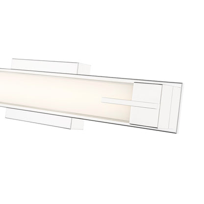 1 Light 23" Bathroom Vanity Light, Chrome