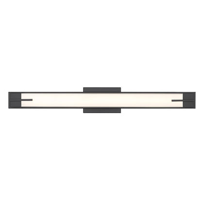 1 Light 33" Bathroom Vanity Light, Matte Black