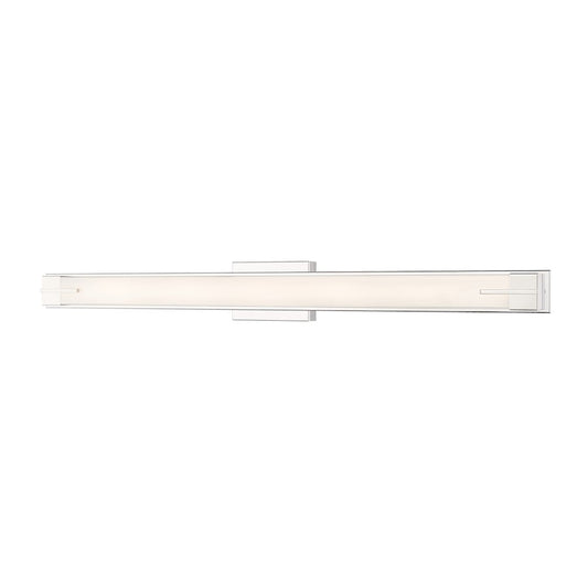 Z-Lite Chase 1 Light 43" Vanity, Chrome/Gloss Opal - 4100-43W-CH-LED