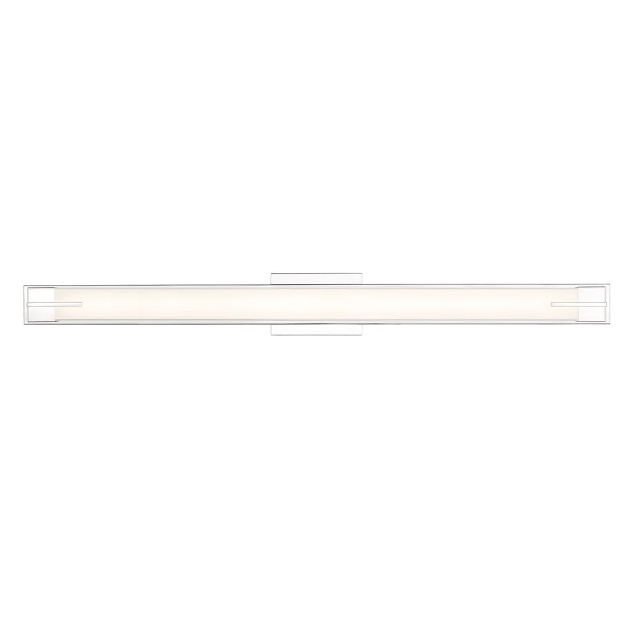 1 Light 43" Bathroom Vanity Light, Chrome