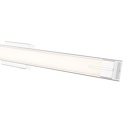 1 Light 43" Bathroom Vanity Light, Chrome