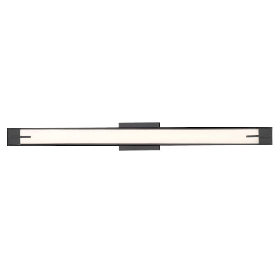 1 Light 43" Bathroom Vanity Light, Matte Black