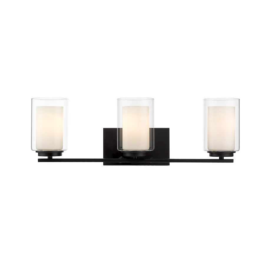 Bathroom Vanity Light, Matte Black