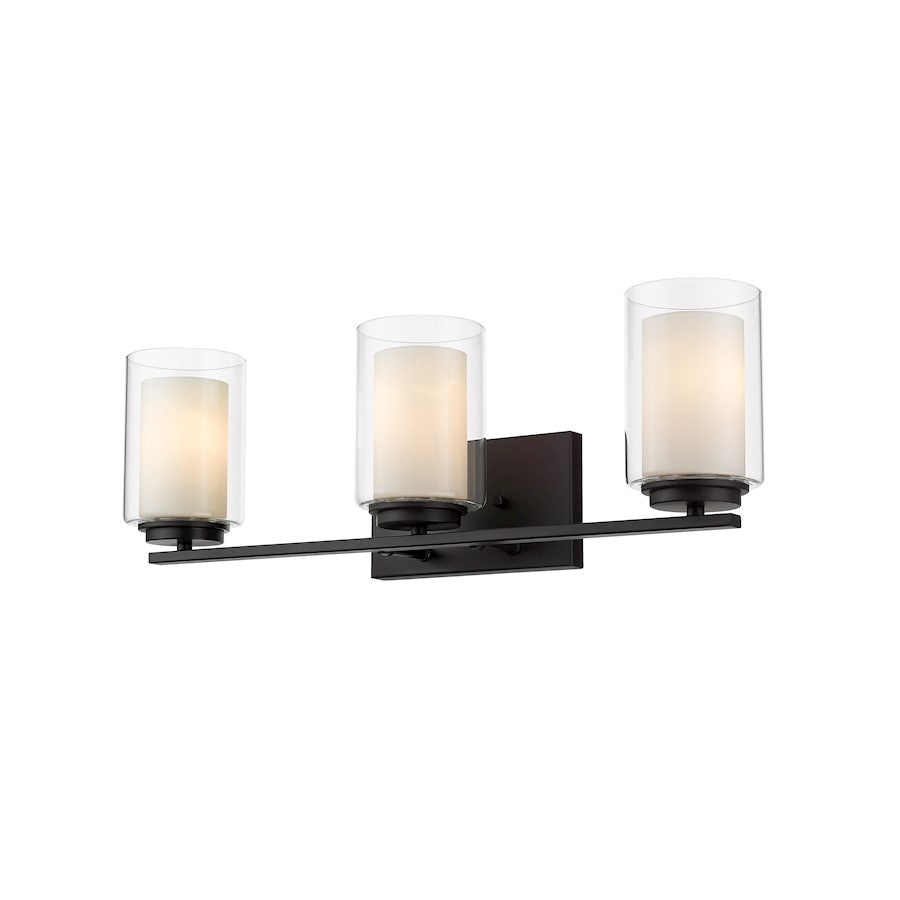 Bathroom Vanity Light, Matte Black