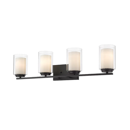 Bathroom Vanity Light, Matte Black