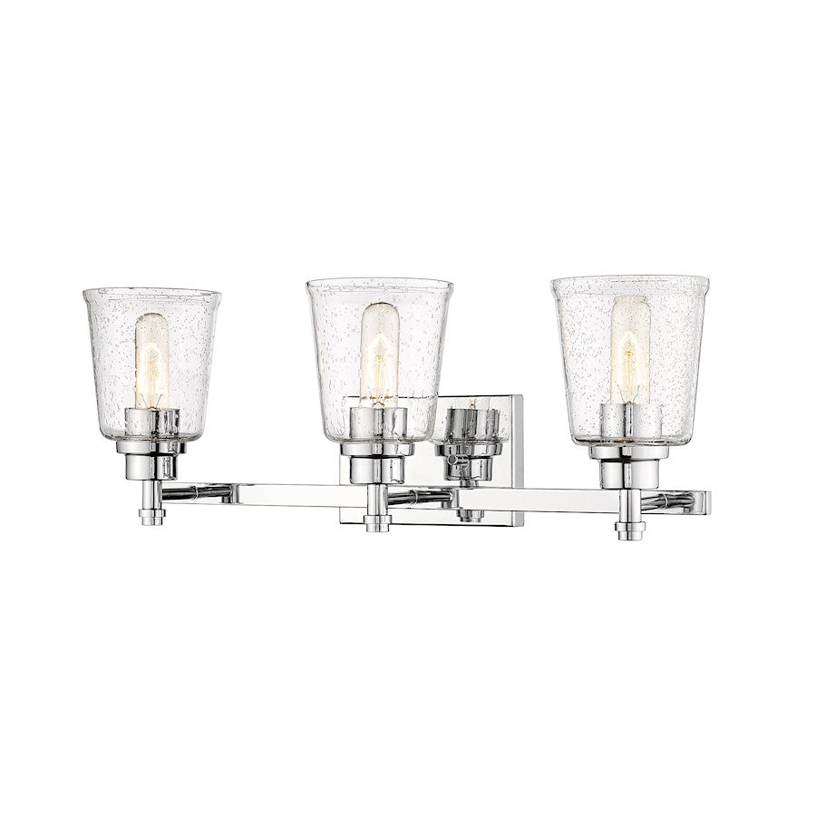 3 Light Bathroom Vanity Light in Chrome