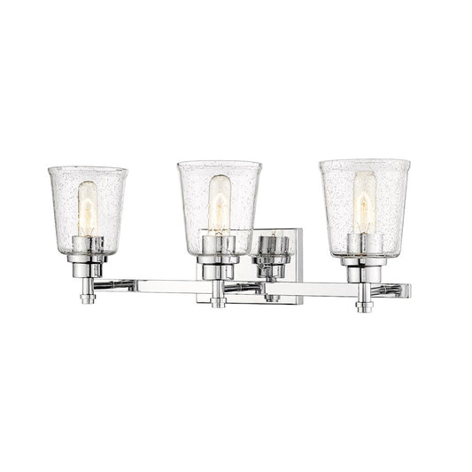 3 Light Bathroom Vanity Light in Chrome