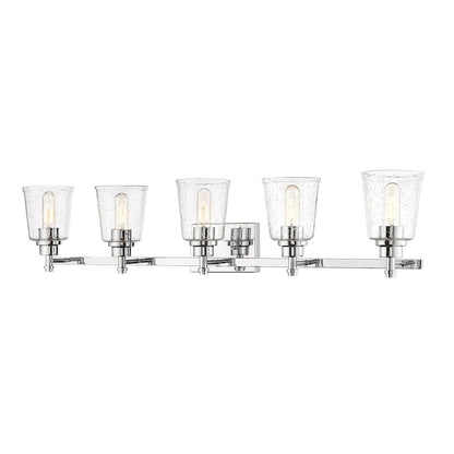 5 Light Bathroom Vanity Light in Chrome
