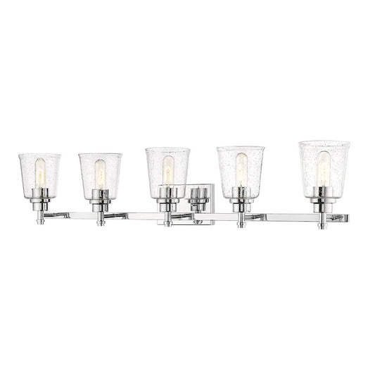 5 Light Bathroom Vanity Light in Chrome