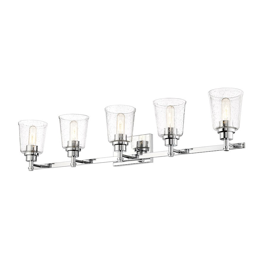 5 Light Bathroom Vanity Light in Chrome