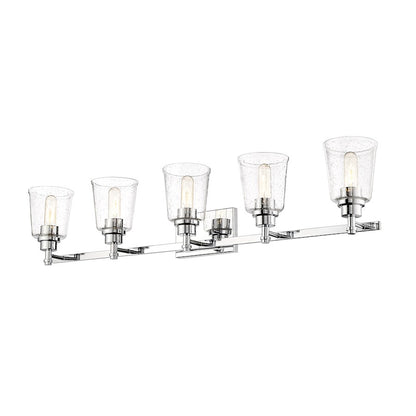 5 Light Bathroom Vanity Light in Chrome
