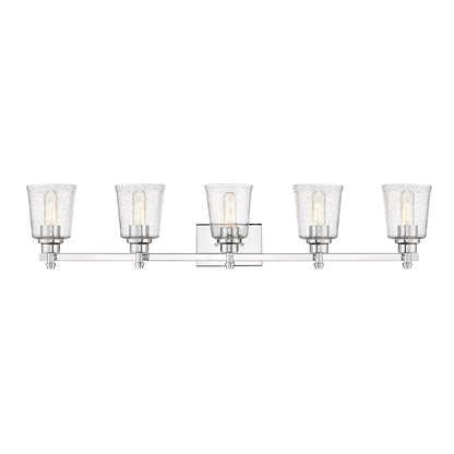 5 Light Bathroom Vanity Light in Chrome